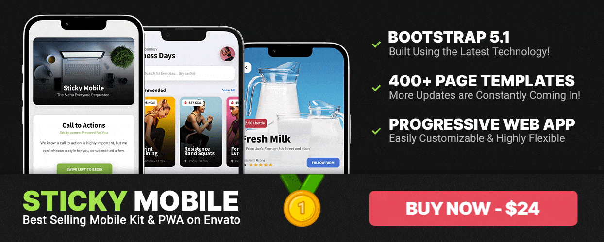 MiniBar | PhoneGap & Cordova Mobile App - 1